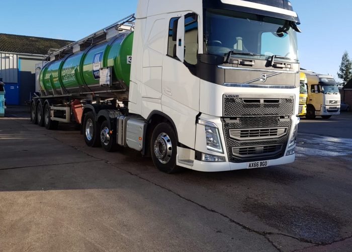 A lorry outside of a CPC driver training school